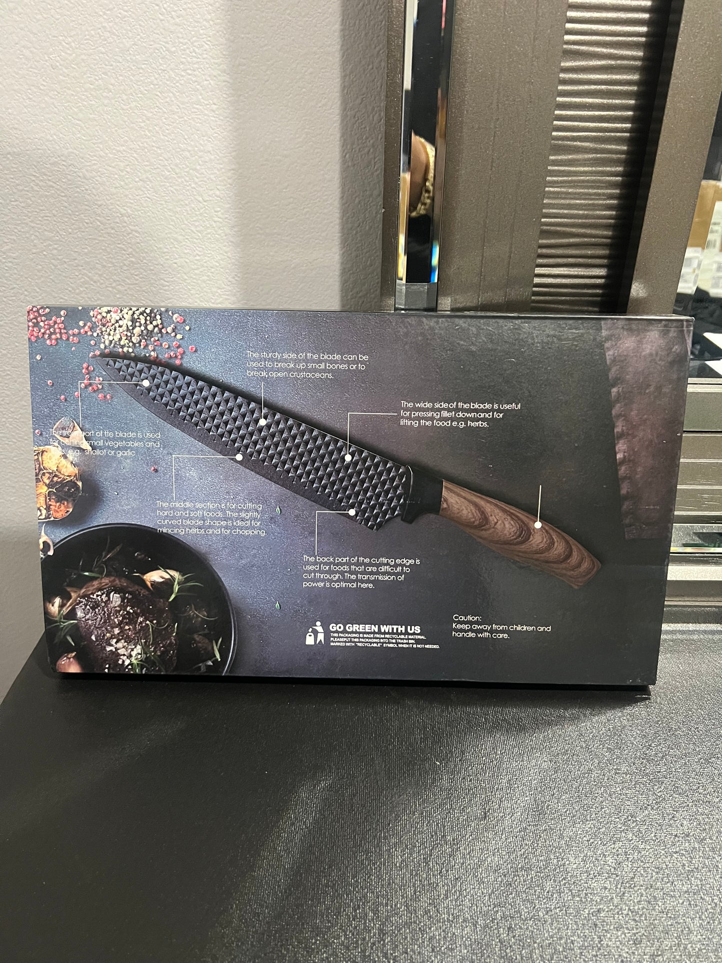 6-piece Stainless Steel Knife Sets Chef Knife And Wood Handle